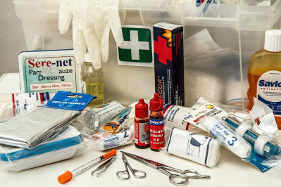 First aid box kit